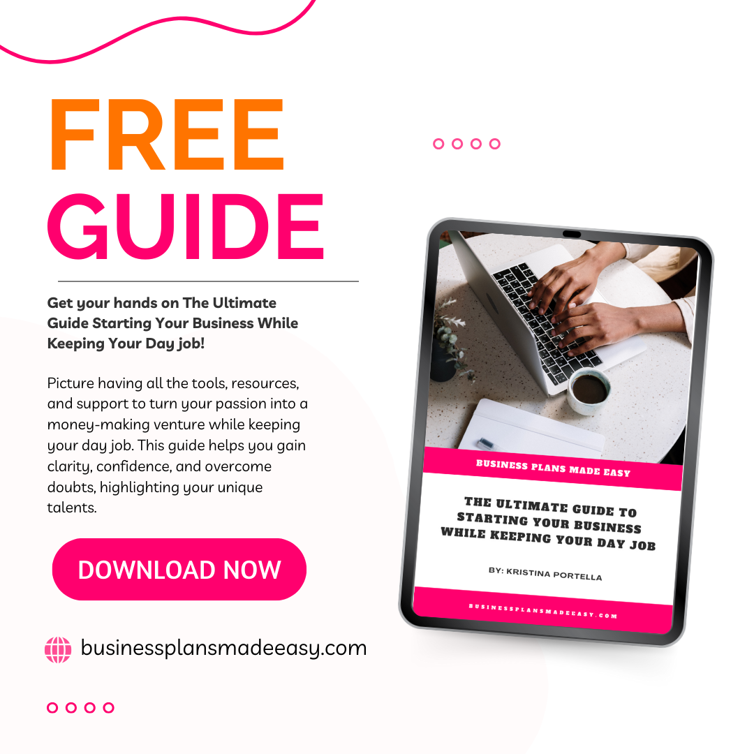 free guide to the ultimate guide to starting your business while keeping your day job graphic