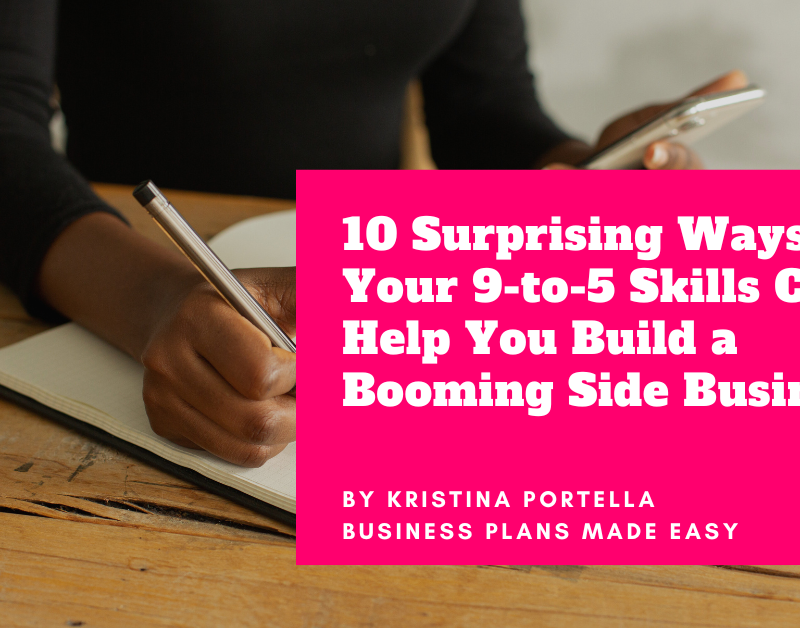 A woman reading and taking notes for article 10 Surprising Ways Your 9-to-5 Skills Can Help You Build a Booming Side Business